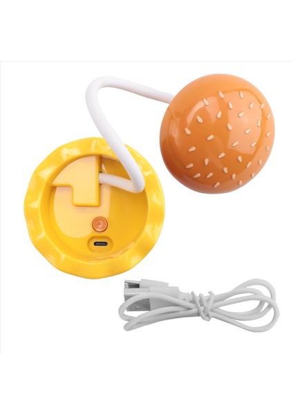 Çocuklar Için Sevimli Masa Lambası, Şarj Edilebilir Hamburger Küçük Masa Lambası, Kurşun Kalemle ile Ayarlanabilir Boyun Dokunma Anahtarı ile (Yurt Dışından) modelleri