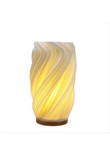 Onlanda Lambası Için Başucu Lambaları Vintage Çizgili Küçük Gece Işık Lambası Çalışma ve Dekorasyon Için, Esinti C (Yurt Dışından) fırsatları