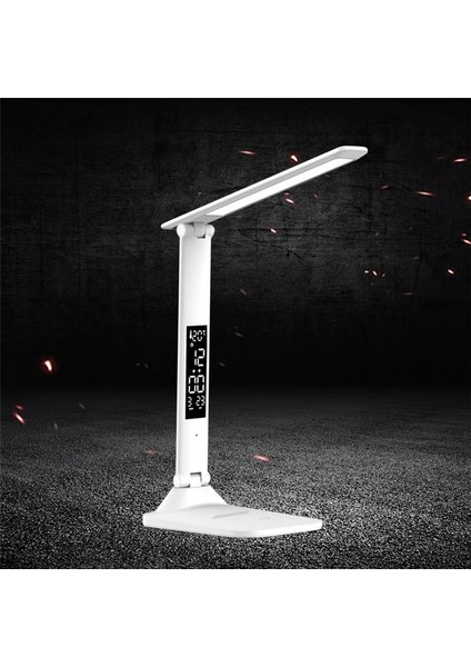 30LED Kişilik Kare Masa Aydınlatma Lambası Basit Okuma Masası Lambası 2000MAH Şarj Edilebilir Başucu Lambası Çalışma Çalışması (Yurt Dışından) indirimleri