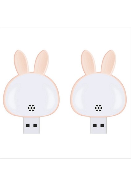2pcs USB Okuma Lambası, Mini Tavşan Gece Işığı, Akıllı Ses 3 Renkli Masa Lambası Yatak Odası Çocuk Odası Pembe (Yurt Dışından) fiyatları