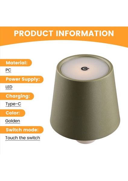 Kablosuz Şişe Lambası, Hafif Dokunmatik Taşınabilir Kablosuz Masa Lambası, 3 Renk Adımsız Püskürtme Şarap Şişesi Dekoratif Işıklar (Yurt Dışından) indirimleri