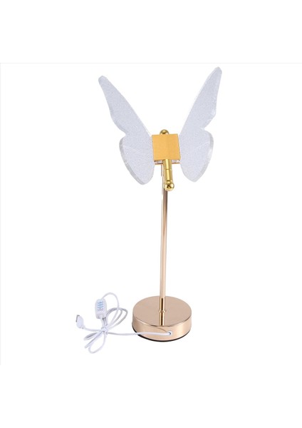 Kelebek Masa Lambası Kapalı Aydınlatma Düğmesi Ev Dekorasyon Yatak Odası Başucu Oturma Odası Masa Lambası Eklenti Modeli (Yurt Dışından) fiyatları