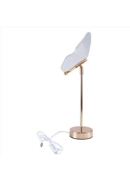 Kelebek Masa Lambası Kapalı Aydınlatma Düğmesi Ev Dekorasyon Yatak Odası Başucu Oturma Odası Masa Lambası Eklenti Modeli (Yurt Dışından) modelleri