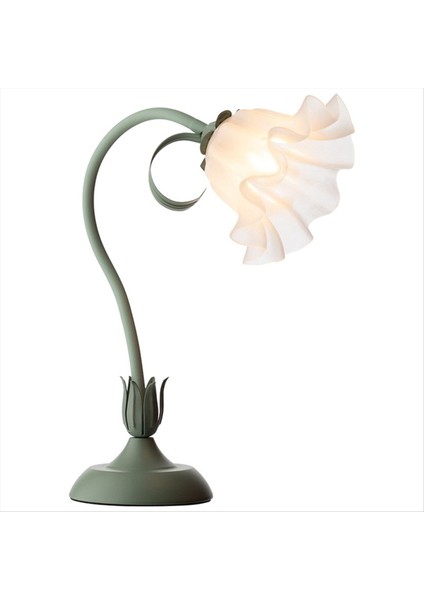 Retro Çiçek Zambak Masa Lambası Reklam Öğeleri Masa Lambası Yatak Odası, Başucu Için Vadi Lambasının Benzersiz Diy Zambak (Yurt Dışından)