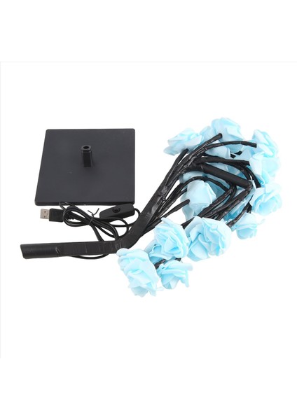 LED Gül Çiçek Lambası, USB Noel Ağacı Gece Işıkları, Partiler, Düğünler, Yatak Odaları ve Anneler Günü Si Için (Yurt Dışından)
