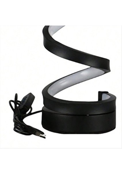 Modern Minimalist Dimmabable Lamba Spiral Masa Lambası, Yatak Odası, Oturma Odası, Ofis Için 3 Renkli Başucu Lambası Işığı (Yurt Dışından) modelleri