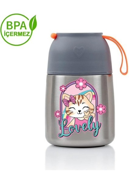 Kişiye Özel 450ML Bebek Mama Saklama Termosu Vakumlu Çift Taraflı Termos