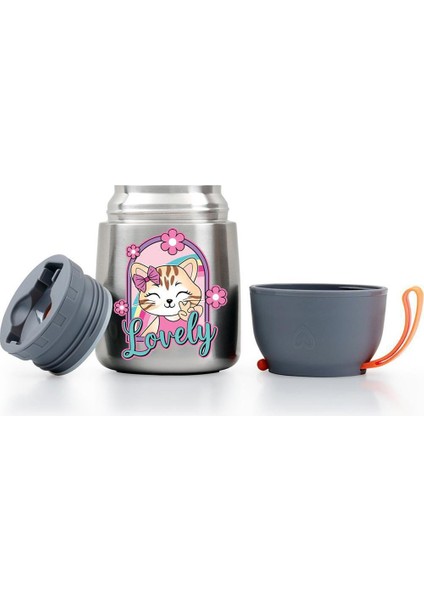 Kişiye Özel 450ML Bebek Mama Saklama Termosu Vakumlu Çift Taraflı Termos fırsatları