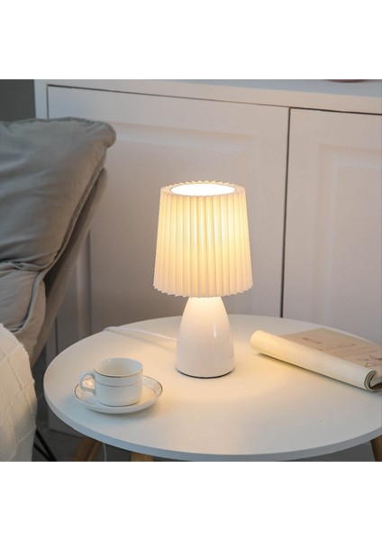 USB Retro Pileli Lamba Masa Masa Sevimli Masa Lambası Yatak Odası Için Postasız Yatak Lambası Deco LED Lıght Turuncu (Yurt Dışından) indirimleri