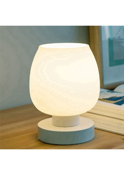 Dokunmatik Cam Masa Işığı LED Dimmitable Başucu USB Gece Işığı 2, 2 Ampul (Yurt Dışından) indirimleri
