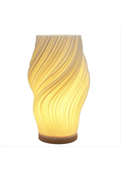 Onlanda Lambası Için Başucu Lambaları Vintage Çizgili Küçük Gece Işık Lambası Çalışma ve Dekorasyon Için, Esinti F (Yurt Dışından) fiyatları