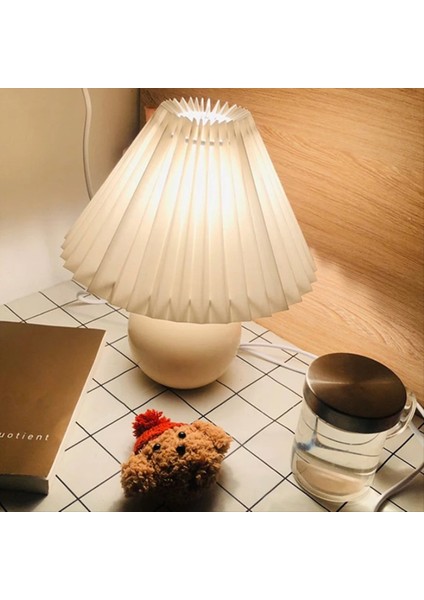 USB Retro Pileli Başucu Lambası Masa Yatak Odası Için Sevimli Masa Lambası Prenses Yatak Lambası Dekam (Yurt Dışından) fırsatları