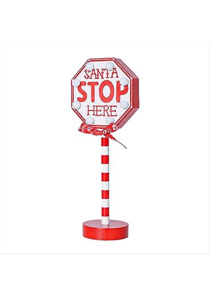 Noel LED Işık Dikey Işaretler LED Işık Noel Lambası Masa Işareti Süsleme Süsleme Noel Masaüstü Işık B (Yurt Dışından) indirimleri