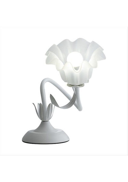 Retro Çiçek Zambak Masa Lambası Reklam Öğeleri Masa Lambası Yatak Odası, Başucu Için Vadi Lambasının Benzersiz Diy Zambak (Yurt Dışından)