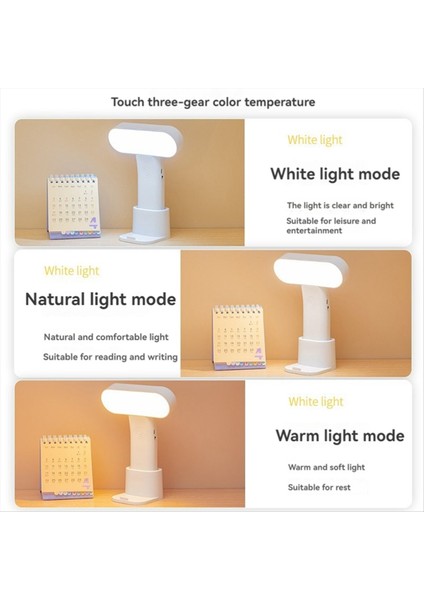 LED Masa Lambası Dimmablesa Taşınabilir Lamba USB Şarj 3 Renk Sıcaklığı Okuma Işığı Asabilir ve Ayakta Lambalar (Yurt Dışından) fiyatları