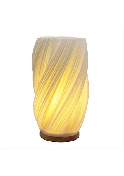 Onlanda Lambası Için Başucu Lambaları Vintage Çizgili Küçük Gece Işık Lambası Çalışma ve Dekorasyon Için, Esinti B (Yurt Dışından) fırsatları