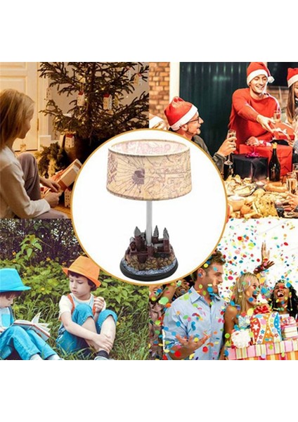 Castle Reçine Lamba Masa Lamba Reçine Lambası Harryed Pottersed Ev Yatak Odası Odası Dekorasyon Doğum Günü Si Yeni (Yurt Dışından) fiyatları