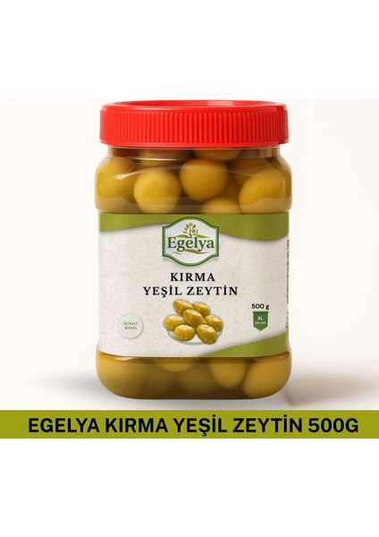 Kırma Yeşil Zeytin 500 G – Ege’den Sofralık Domat Zeytin, Doğal Salamura indirimleri