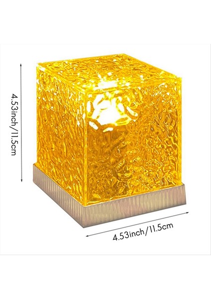 Su Dalga Lambası Dekorasyon Gece Işığı, Yatak Odası Atmosfer Işığı, Dalga Projeksiyon Masası Işık 3 Renkli Dokunuş (Yurt Dışından) fırsatları