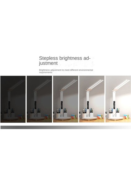 40 Kişilik Çift Uçlu Masa Aydınlatma Lambası Basit Okuma Masası Lambası 3200MAH Şarj Edilebilir Başucu Lambası Çalışma Için (Yurt Dışından) fırsatları