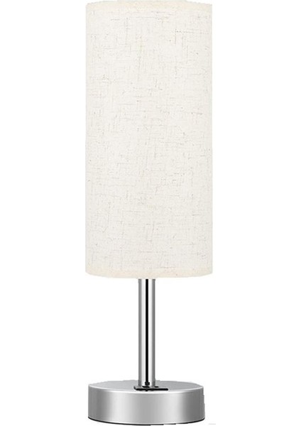 Başucu Masa Lambası Usb-C Usb-A Şarj Portu USB Lamba Lambası Çalışması Ab Fişi (Yurt Dışından)