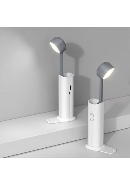 Beyaz Mini Güç Bankası ile Taşınabilir LED Öğrenme ve Okuma Küçük Masa Lambası Aileler Için Uygun 5000 Mah (Yurt Dışından) modelleri