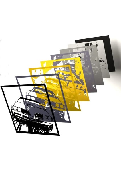 34×34×3.5 cm ölçülerindeki bu modern otomobil temalı sanat eseri,temiz hatlar ve çerçeveli premium sunumuyla salon, ofis, otel veya çalışma alanları için ideal bir dekor parçasıdır. fiyatları