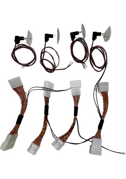 4pcs Atmosfer Lamba Araba Iç 4 Kapı Saklama Kutusu LED Ortam Hafif Buz Mavisi Toyota Camry 2018-2022 (Yurt Dışından)