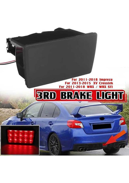 LED Arka Kuyruk Işık Tampon Fren Lambası Sis Lambası Subaru Xv Crosstek Impreza Wrx / Wrx Stı 84913-FG420 Siyah (Yurt Dışından) fiyatları