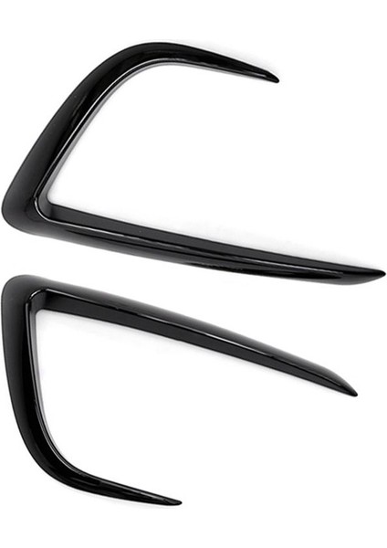 Ön Sis Lambası Kapağı Spoyler Rüzgar Bıçağı Piyano Siyahı (Yurt Dışından)