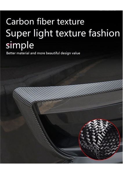 Ön Sis Lambası Kapağı Spoyler Rüzgar Bıçağı Piyano Siyahı (Yurt Dışından) indirimleri