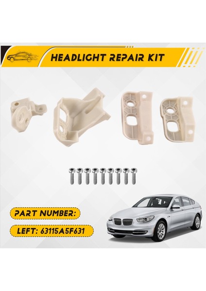Bmw Için Yeni Ön Far Onarım Kitleri 7series G70 735I 740DX 740I 750EX 2022-2023 Far Braket Montajı 63115A5F631 L (Yurt Dışından) fırsatları