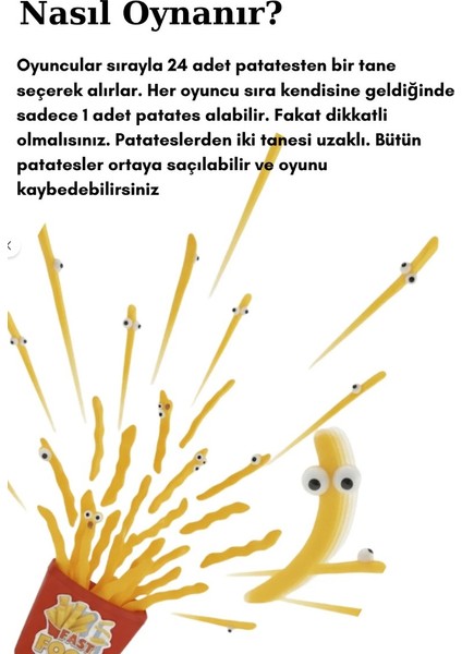 Patlayan Çılgın Patatesler Eğlenceli Tuzaklı Aktivite Oyuncağı indirimleri