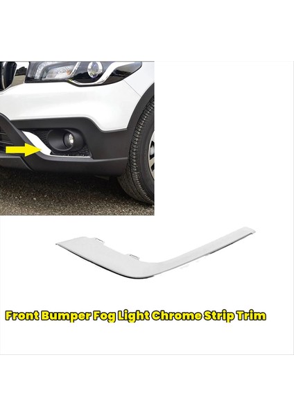 Araba Ön Tampon Sis Foğuk Lamba Izgara Krom Krim Şeridi Suzuki Sx4 S-Cross Crossover 2016-2021 71761-74R10-0PG L (Yurt Dışından) indirimleri