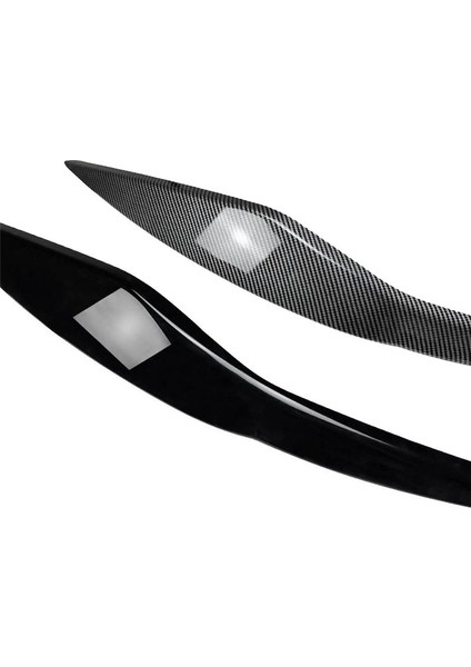 Ford Fiesta Mk6 2008-2012 Karbon Fiber Ön Far Kapağı Kafası Işık Lambası Göz Kapağı Kaş Döşeme (Yurt Dışından) modelleri