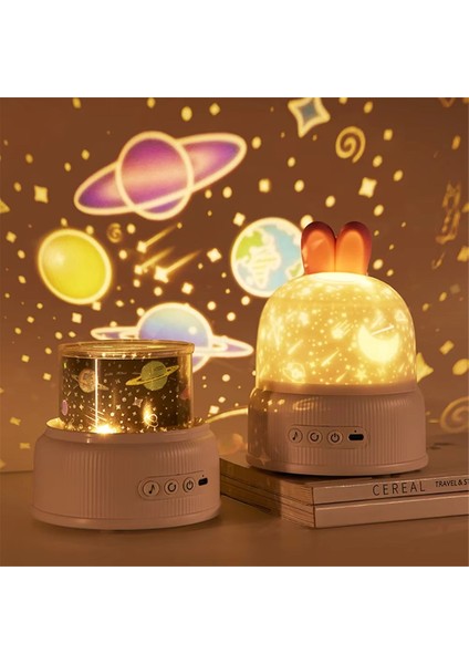 Sevimli Tavşan Projektörü Çocuklar Için Gece Işığı Bebek Sevgililer Günü Leri Odası Odası Dekor (Yurt Dışından) indirimleri