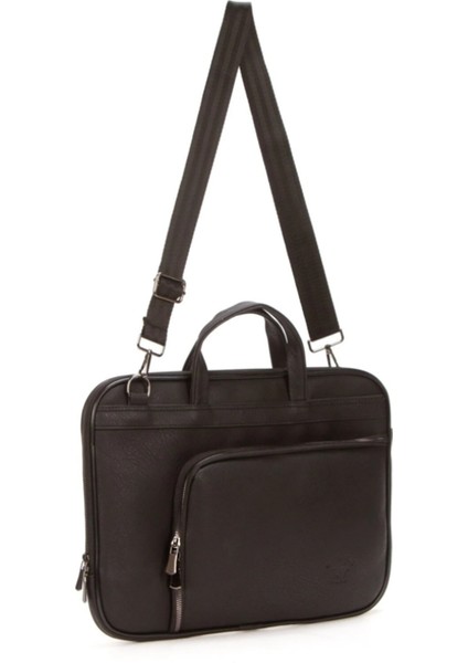 Suni Deri Evrak ve Laptop Çantası-13 Inç