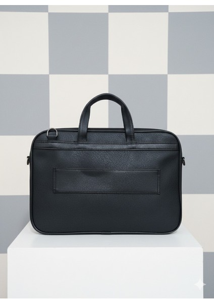 Suni Deri Evrak ve Laptop Çantası-13 Inç