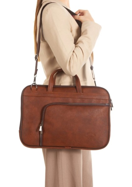 Suni Deri Evrak ve Laptop Çantası-13 Inç fiyatları