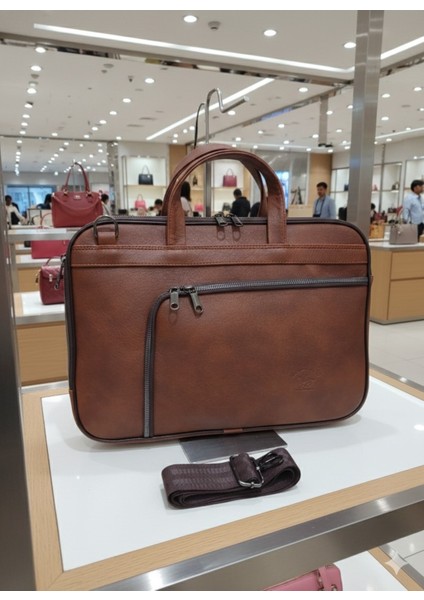 Suni Deri Evrak ve Laptop Çantası-13 Inç fırsatları