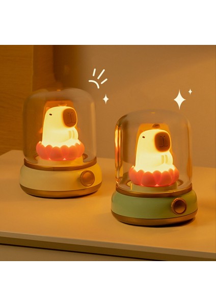 Iyi Şanslar Lotus Capybara Lambası Yaratıcı Çizgi Film Capibala Gece Işık Kız Doğum Günü Gece Işık Sarı (Yurt Dışından) fırsatları