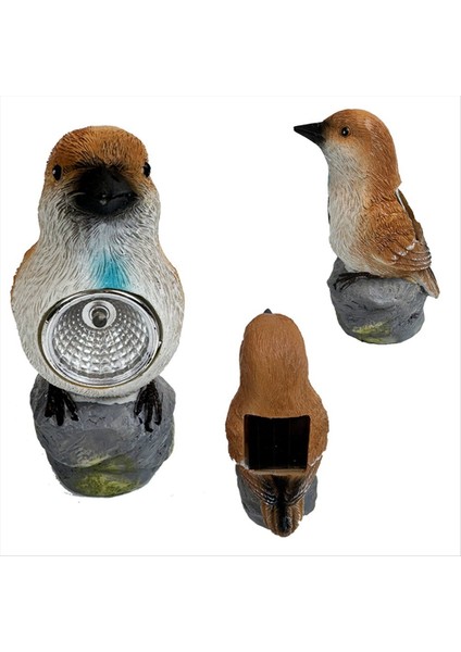 Dekoratif Güneş Işıkları Açık Güneş Kuşu Kazık Işıkları Dekoratif Bahçe Yol Işıkları Açık Su Geçirmez Kuş Işığı, C (Yurt Dışından) indirimleri