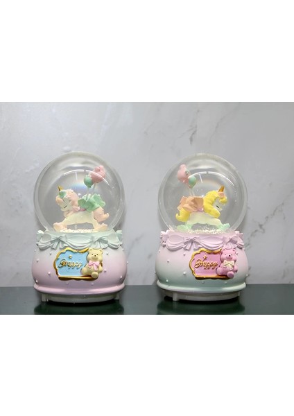 Işıklı Müzikli Kar Küresi Orta Boy ALK3045