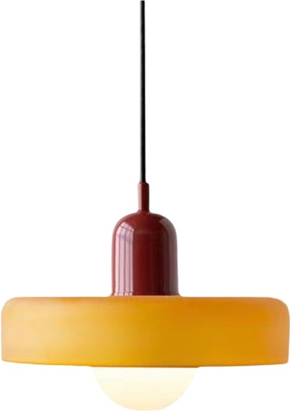 Modern Kolye Açık Cam Ev Dekoratif Lamba Için Restoran Yatak Odası Çalışması Kapalı Asılı Aydınlatma Armatürleri B (Yurt Dışından)