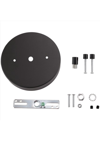 Tavan Aydınlatma Kanopi Kiti Kolye Hafif Plaka Kapağı Avize Veya Kolye Hafif Siyah Için Tüm Montaj Donanımı ile (Yurt Dışından) fiyatları
