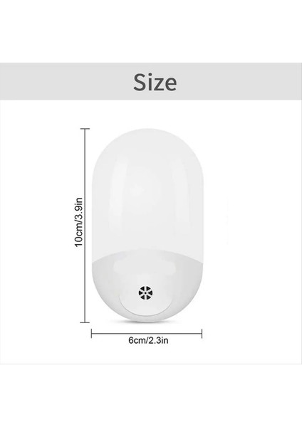 Gece Işık LED Gece Işık Lambası Akıllı Sensörler ile Şafak To Dawn Sensör Çocuklar Için Ayarlanabilir Parlaklık Ab Fişi (Yurt Dışından) indirimleri