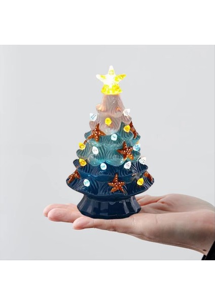 Rahatlatıcı Meditasyonlar LED Dekor Seramik Denizyıldızı Noel Ağacı Gece Işık Dekoratif LED Ev Dekoru Yatağı L Için (Yurt Dışından) fırsatları