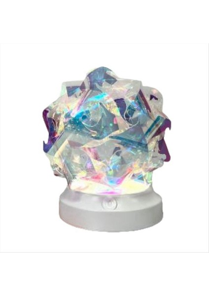 Yatak Odası Lambası Başucu Lambası Gece Işık Renkli Değişim Renk Romantik Işık ve Gölge Atmosfer Gece Işığı B (Yurt Dışından)