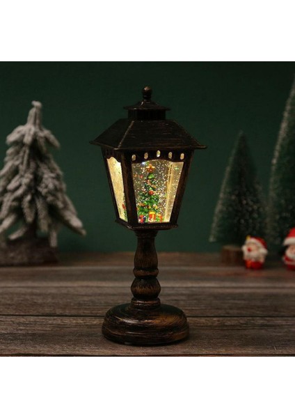 Noel Süslemeleri Kristal Aydınlık Gece Işık Noel Süsleri Masa Lambası Noel Ev Dekorasyon Kırmızı (Yurt Dışından) fırsatları