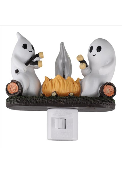 Abd Fiş Cadılar Bayramı Hayalet Ateş Yanıp Sönen Gece Işığı Cadılar Bayramı Gece Işığı Şenlik Ateşi Yanıp Sönen Gece Işığı (Yurt Dışından)